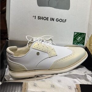 FootJoy Women’s White and Gold Golf Shoes. NWT